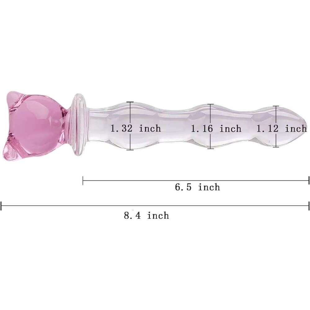 Erotica Massager Rear Anal Plug Masturbator Simulation Crystal Dildo Adult Toys