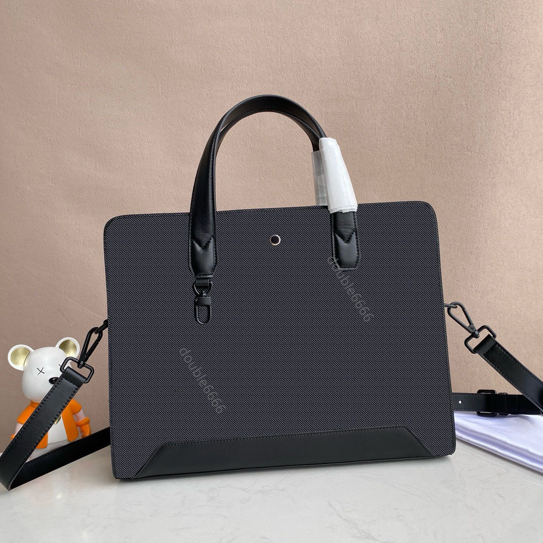 Luxury Designer Men's Women's Leather Messenger Bag Classic Men's Business Bag Fashion Handbag Shoulder Bag Casual Crossbody Bag Briefcase Laptop Bag Attache Case