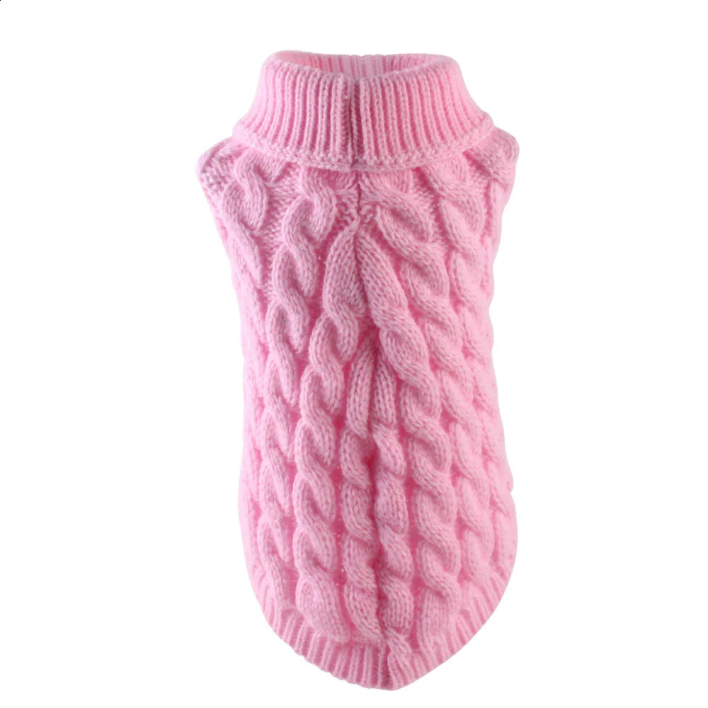 Dog Sweaters for Small Dogs Winter Warm Dog Clothes Turtleneck Knitted Pet Clothing Puppy Cat Sweater Vest Yorkie Coat 250206