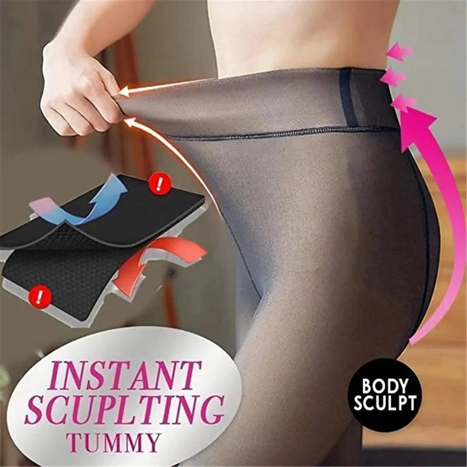 Translucent Pantyhose for Women Fleece Lined Pantyhose Thermal Stretchy Comfortably Leggings Winter Warm Tights Pants 85g220g 250207