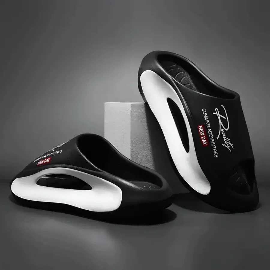 Mens and womens slippers Fi n-slip couple slippers EVA 2 color 36-45XJ250207