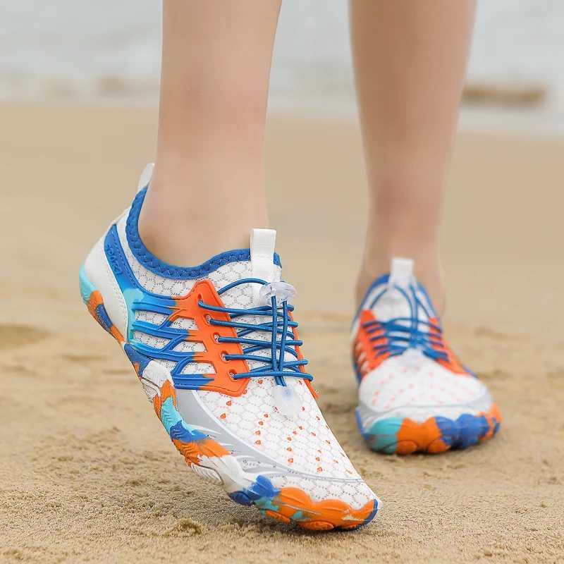Unisex Barefoot Shoes Mens Five Finger Sneaker Child Outdoor Beach Sandals Swimming Shoes Gym Running Shoes Mens Yoga Footwear W250207