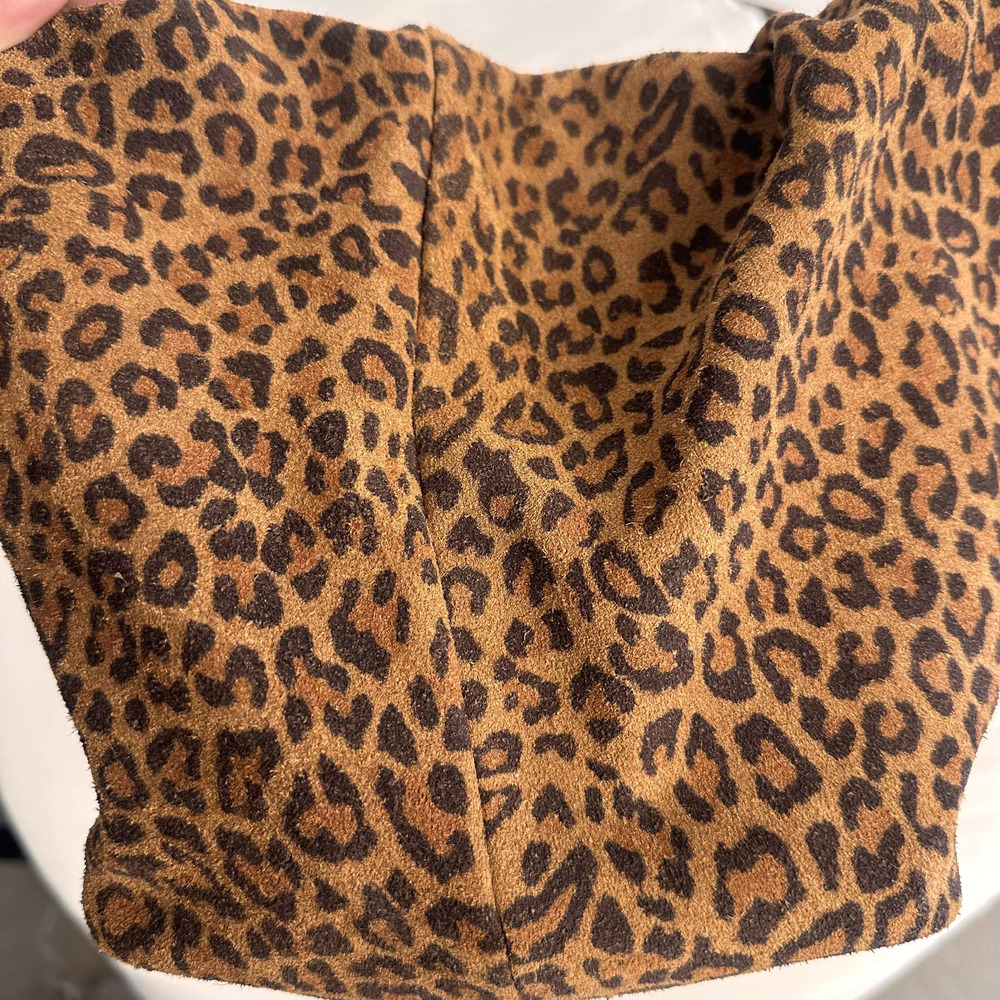 Oversized 40Cm Women Tote 100% Natural Suede Leather Lady Handbag Daily Bags Bowg Purses Matte Cowhide Bag Suede Cartoon