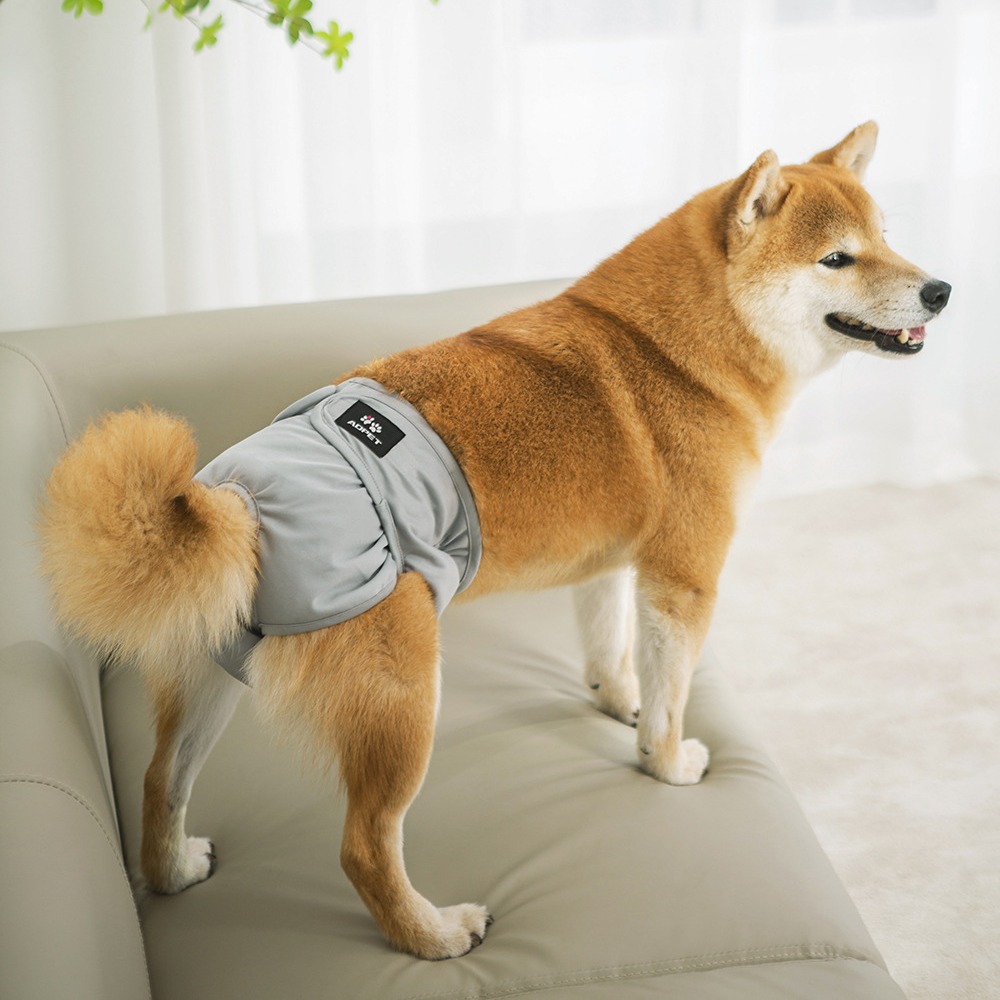 Reusable Washable Dog Diapers for Female Dogs Leak-Proof Pet Menstrual Pants with Secure Fastener Tape
