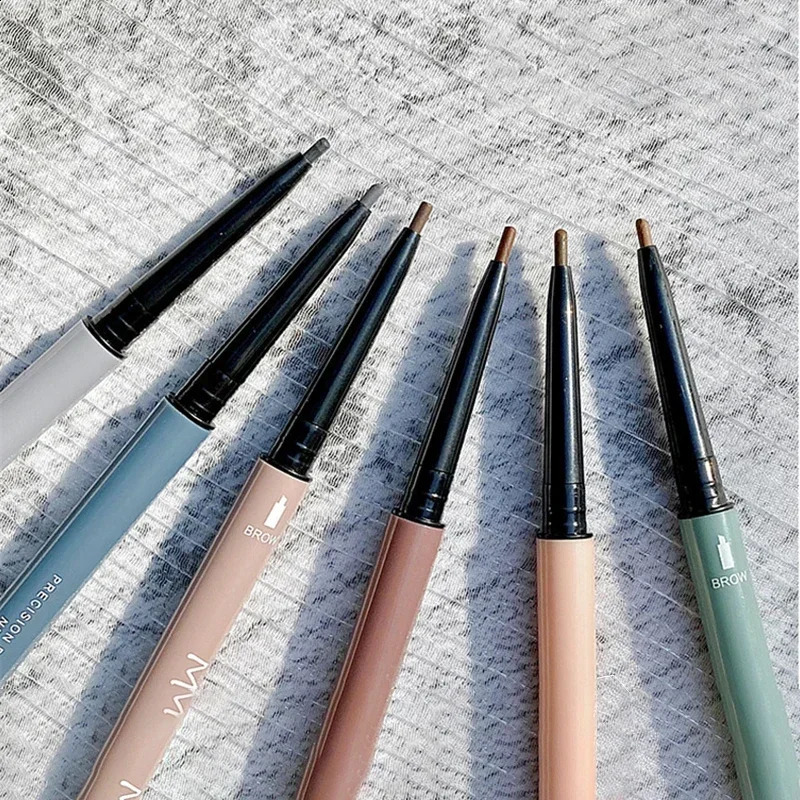 Maxfine Ultra Fine Triangle Eyebrow Pencil Precise Brow Definer Long Lasting Waterproof Morandi Cool Brown Eyebow Makeup 6 Color 250108