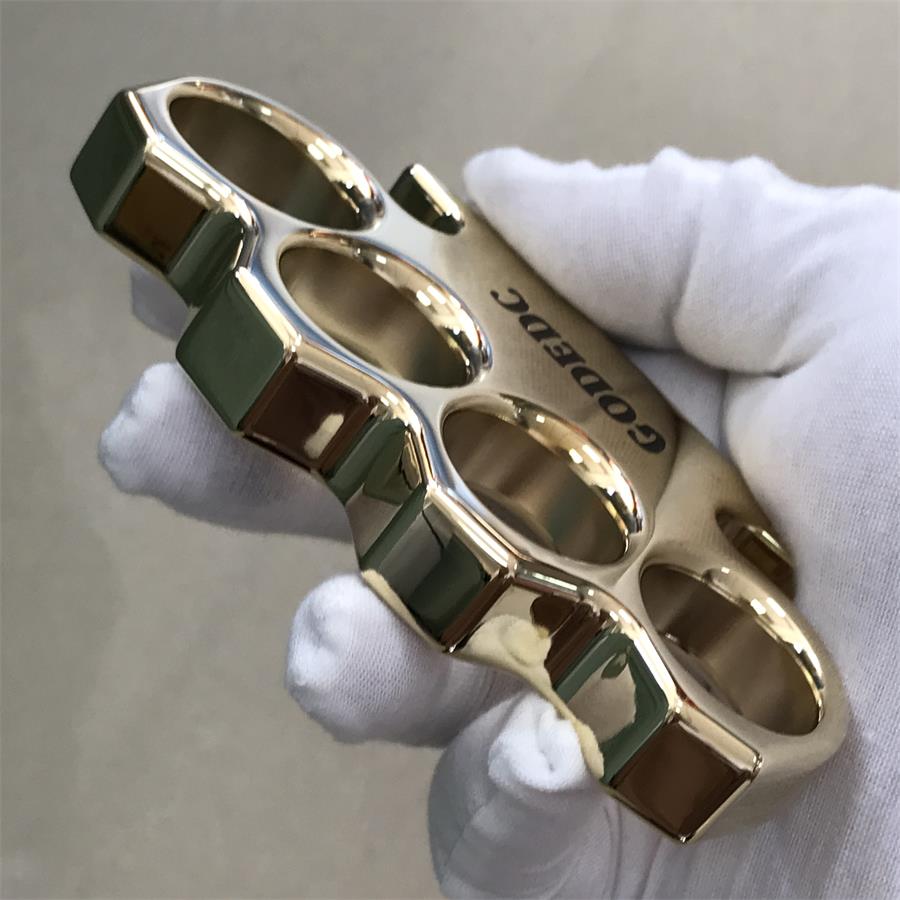 GODEDC Classic Mirror Brass Knuckle Duster