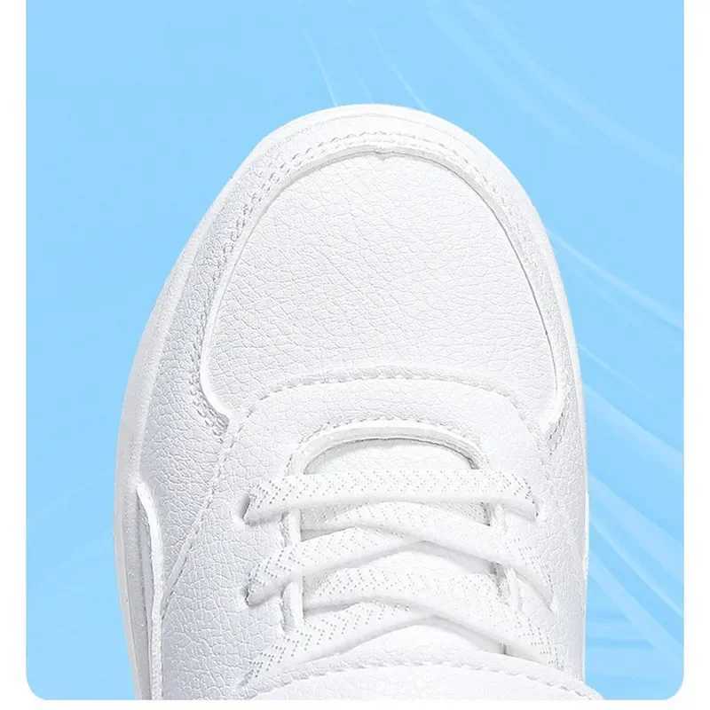 Platform PU Leather Breathable Childrens Sports Shoes 2022 New Casual Childrens Baby Shoes Black and White Preschool Girls and Boys Running Sports W25