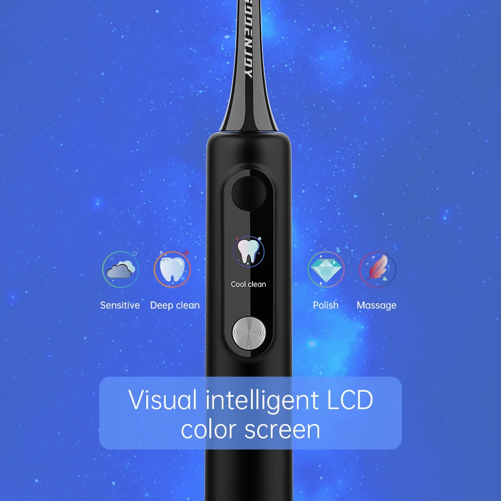 SOOENJOY Sonic Electric Toothbrush Smart LCD Screen Sonic Tooth Brush DIY Mode Automatic Cleaner Adult NB-1 Teethbursh 250206