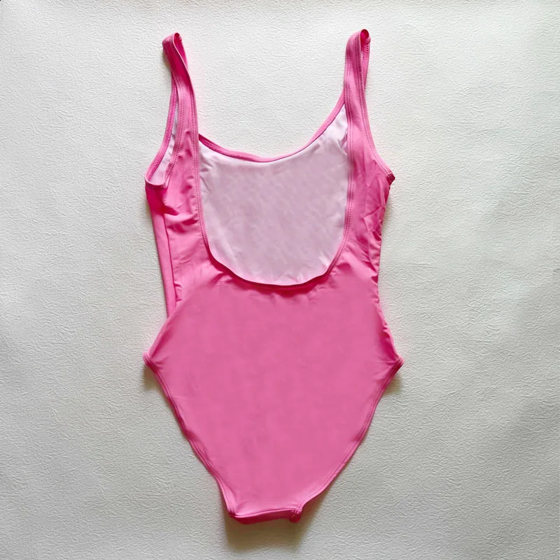 S3XL OnePiece Swimsuit Women Team Bride Summer Swimwear Higt Cut Low Back Bathing Suit Bachelor Party Swimming Suit Beachwear 250121