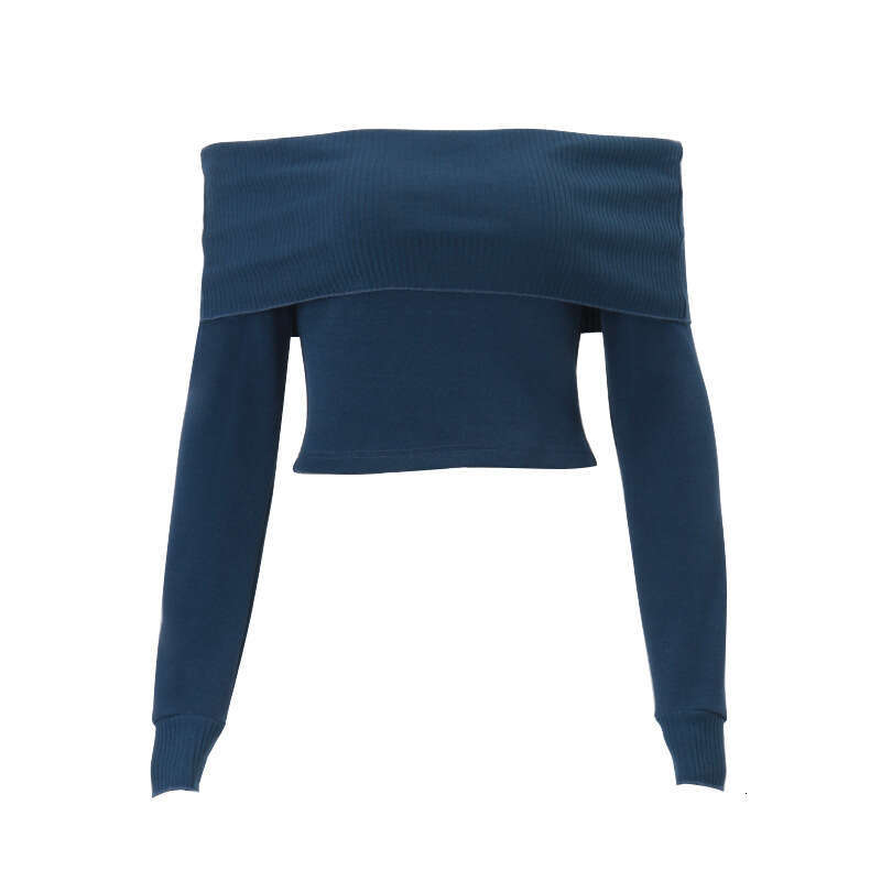 Ins European and American women's autumn spicy girl street style sexy one shoulder temperament slim fit top 2025 new casual versatile fashion clo