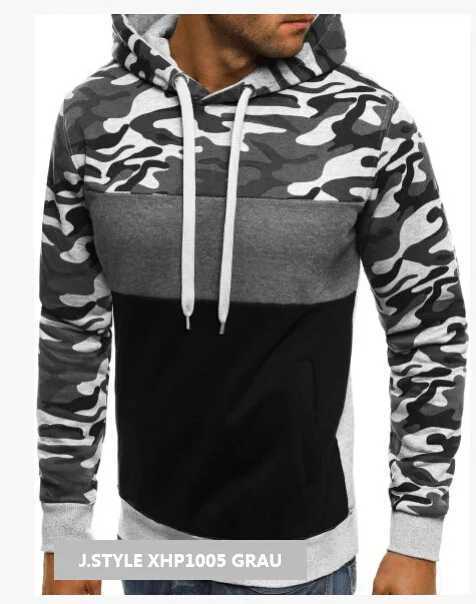 New Spring and Autumn Hoodies Mens Fleece Hoodie Harajuku Pullovers Mens Camo Color Blocked Slim Fit Vintage All-match Tops W250207