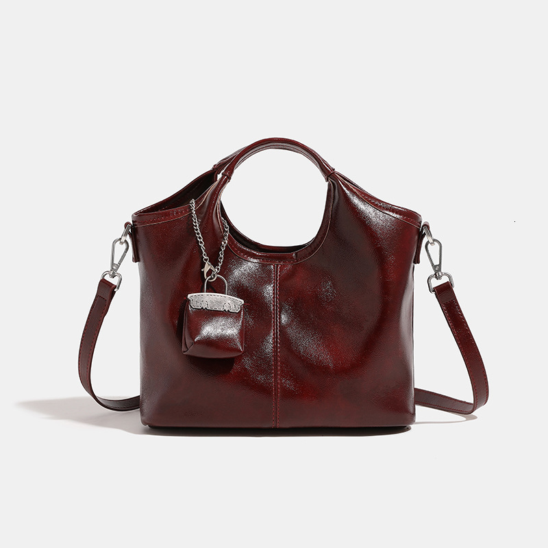Bag New 2024 Versatile Commuting High-End Large Capacity Tote Simple Single Shoulder Crossbody Bag, Handbag For Women