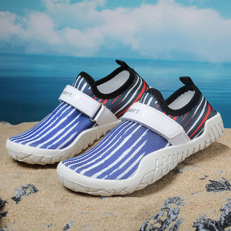 Slipstop Toddler Shoes Barefoot Baby Children Kids Boys Girls Aqua Water Beach Shoes Swimming Waterschoenen Kinderen Quick Dry 250207