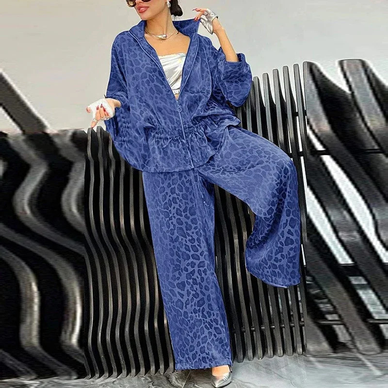 Women Casual Solid Hooded Sweatshirt and Pants Set Autumn Loose Sportswear Outfits Winter Long Sleeve Two Piece Suits Tracksuits 250206