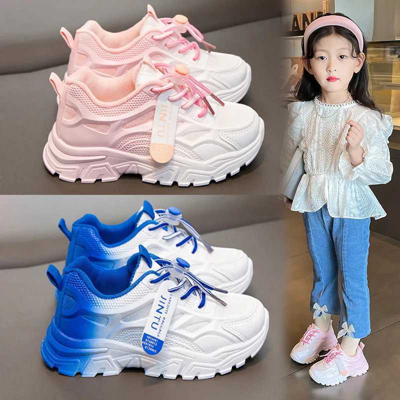 Childrens shoes casual sports shoes breathable mesh comfortable childrens sports shoes boys and girls outdoor non slip basketball running shoesXJ25031