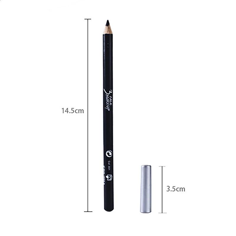 1pcs Professional Makeup Black Brown Eyeliner Matte Eyebrow Pencil Waterproof Lasting Smooth Pen Beauty Tool Accessories 250206