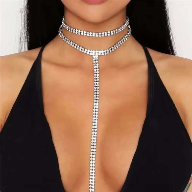 Delysia King Rhie Double Jewelry Women's Long Necklace Clavicle Chain