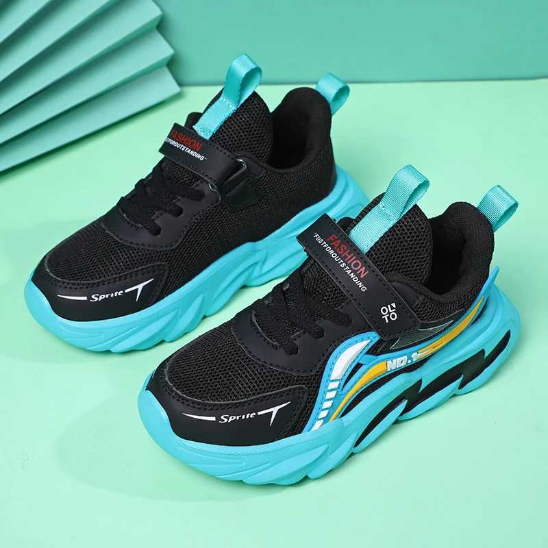 Fashion Kids Sneakers Breathable Mesh Sports Shoes Children Casual Running Shoes Lightweight Athletics Trainers for Boys Girls W250207