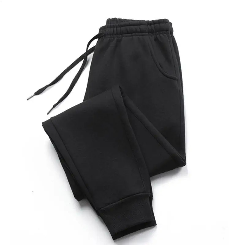 Men Long Pants Autumn and Winter Mens Casual Fleece Sweatpants Soft Sports Jogging 5 Colors 250206