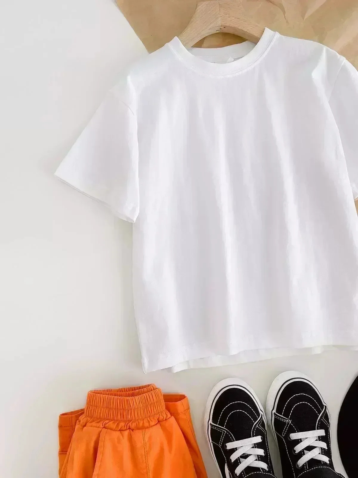 Summer Childrens Clothing Funny Print Kids Clothes Boys Short Sleeve T-shirt High Quality Cotton Tops Tee Shirts 250207