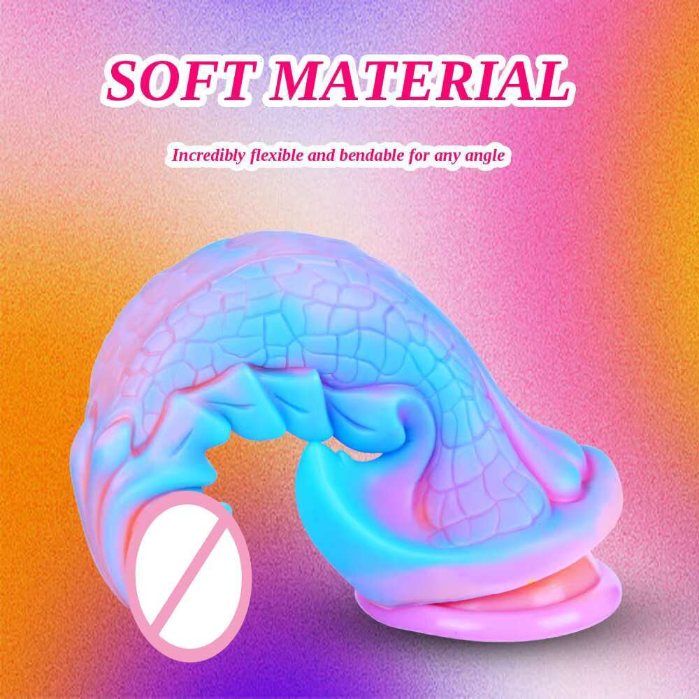 Huge from Monster Large Suction Cup Silicone Dragon Anal Plug Flexible G-spot Long Dildo Adult Big for Women