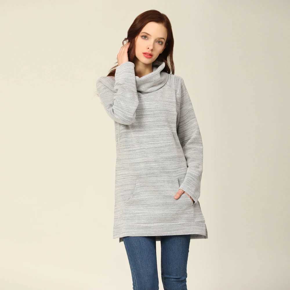 Winter Elegant Maternity Sweater Thermal Breastfeeding Coat Turtle Neck Nursing Jumpers Lactation Clothes Dropshipping W250207