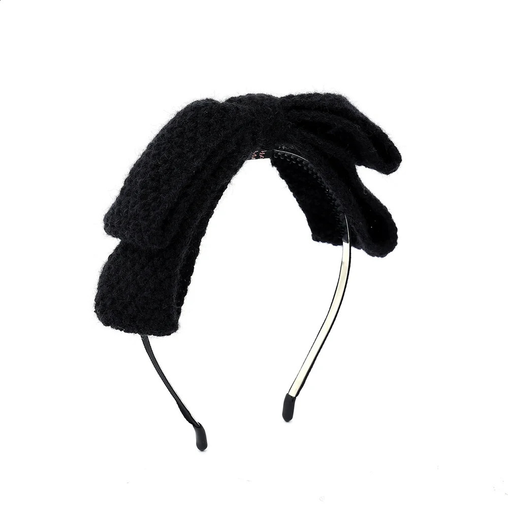 001Q Granular flannel Hairband Cute Hairpins Girls Hair headband Barrettes Solid hand Kids Headwear Fashion Hair Accessories 250207