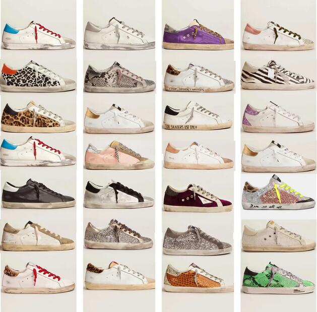 Designer Brand Women Casual Shoes Superstar Sneakers Sequin Classic White Do-old Dirty Super star Man luxury Shoes
