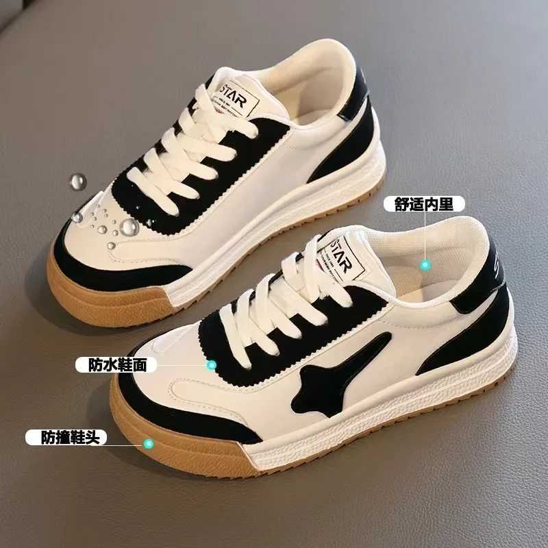 Zapatillas Kid Board Shoes Kids Spring Autumn New Girls Soft Soled Sports Shoes Boys Anti-skid White Sneakers XJ250207