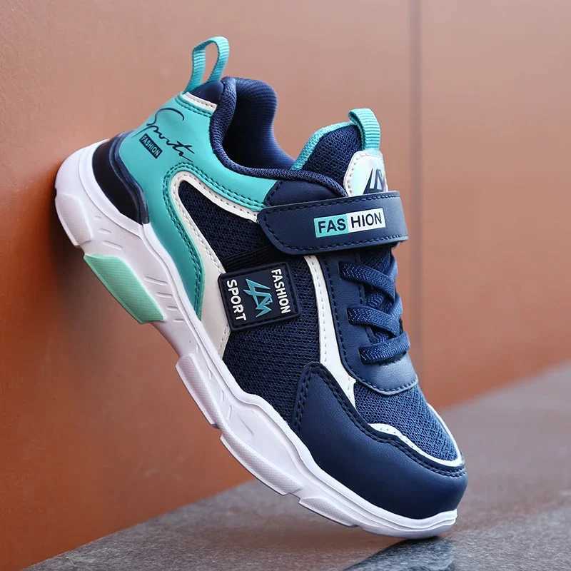 Four Seasons Childrens Sports Shoes Childrens Fashion Sports Shoes Boys Running Leisure Breathable Outdoor Shoes Lightweight and BreathableXJ250318