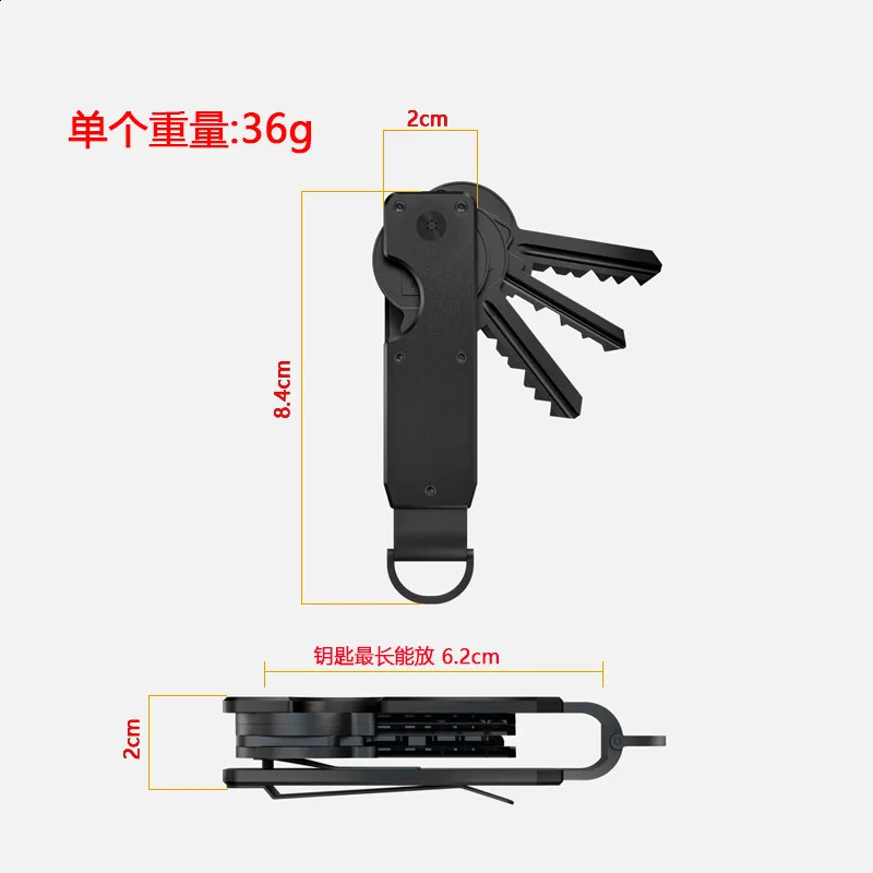 Car Key Pouch Bag Case Wallet Holder Chain Key Wallet Ring Collector Housekeeper Pocket Key Organizer Smart Keychain 250206