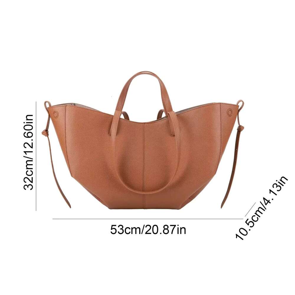 Women's Brand Handbag Large Capacity Fashionable And Comfortable PU Leather Shoulder Bag Design Sense Of Simplicity