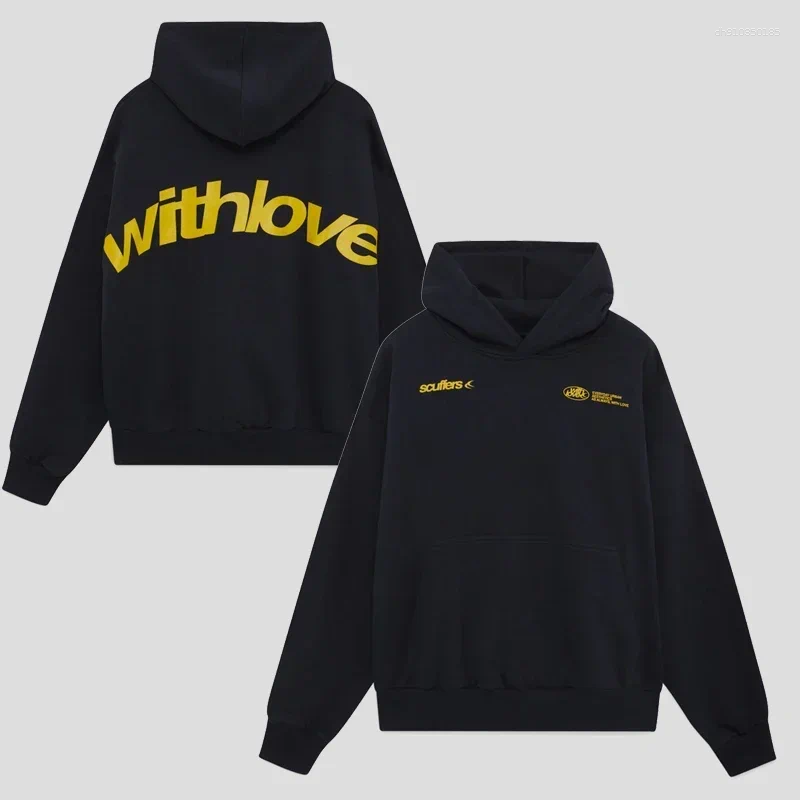 Men's Hoodies Logo Latest Edition Double-sided Print Sports Hoodie Brother Gothic Oversized T-shirt Street Top Clothes