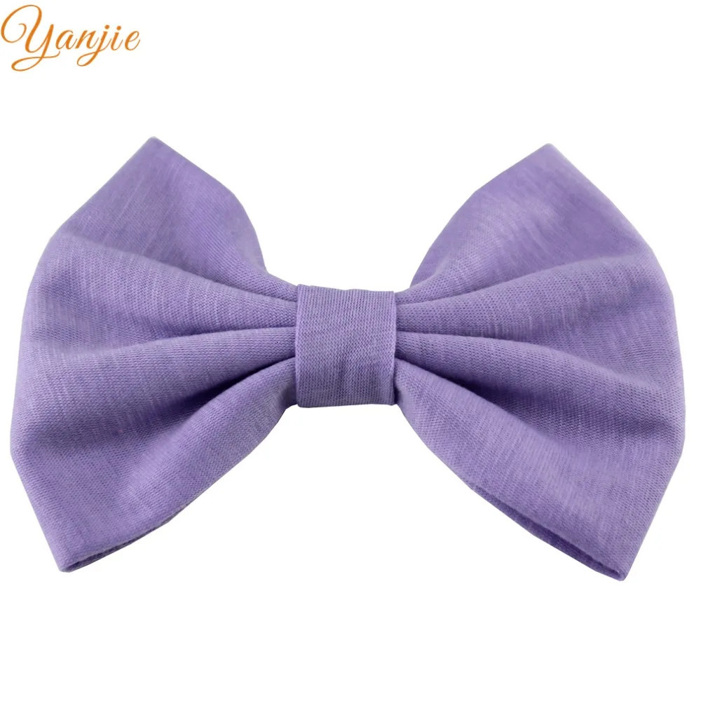 10pcs/lot -sale 5 Solid Cotton Hair Bows Barrette Hair Clips For Women Handmade DIY Girls Hair Accessories Femme Headband 250221