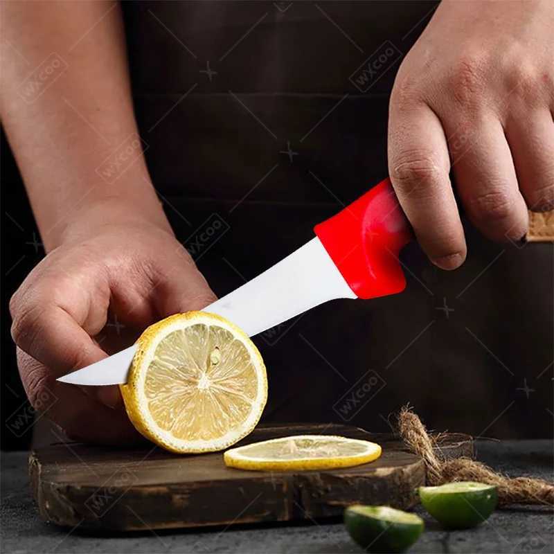 Stainless Steel Skinning Carving Knife Kitchen Boning Knife Meat Butcher Cleaver Utility Slicing Fish Vegetable Fruit Knives W250208