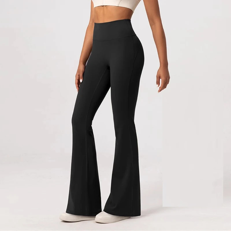 High-end Yoga Leggings Slim Yoga Pants High Waist Wide Leg Pants Bottoms Breathable Gym Casual Sports Bell Leggings Female 250113
