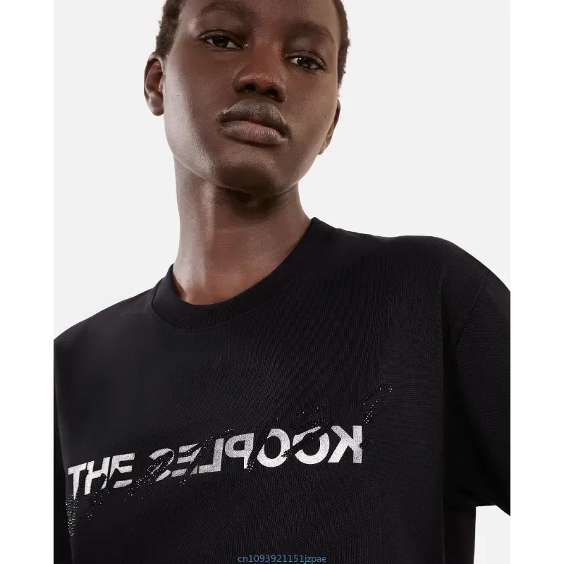 2025 Graphic Printing Kooples Style T-shirt Year Gift Top Clothing Vintage s Print T Shirt Y2K in Tops Tees 250115