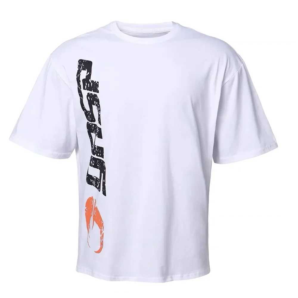 GASP Short Sleeve Muscle Brother Summer Sports T-Shirt Mens Vest Loose Top Training Bodybuilding Gym Outdoor Sports ClothingT250207