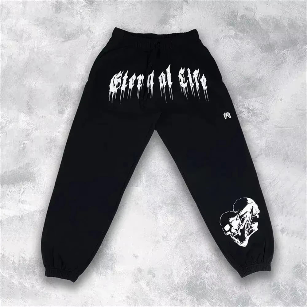 Men Eternal Life Sweatpants Gym Fitness Sports Pants Bodybuilding Joggers Workout Trousers Mens Cotton Jogging Running Pants 250208