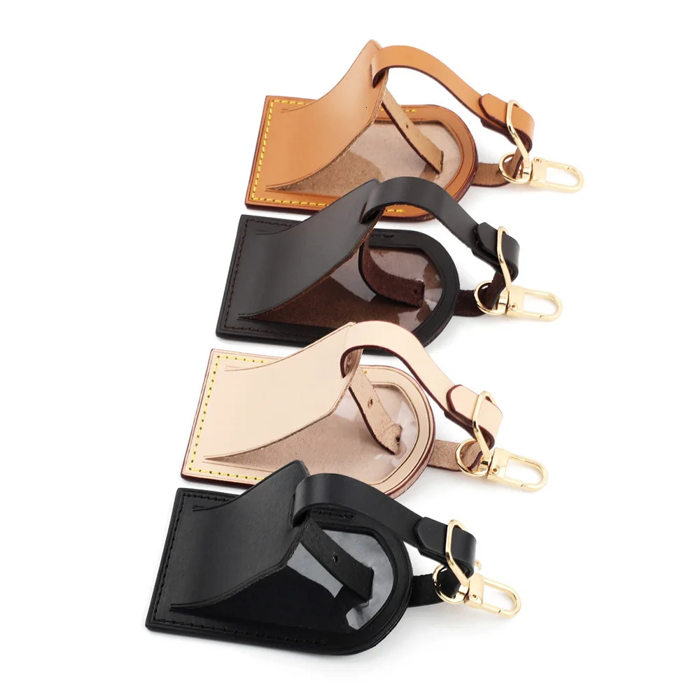 Bag Handbag Luggage Tags Travel Accessories for Suitcase Business Bag Vegetable Tanned Leather Tag Baggage Boarding Passng Pass 250208