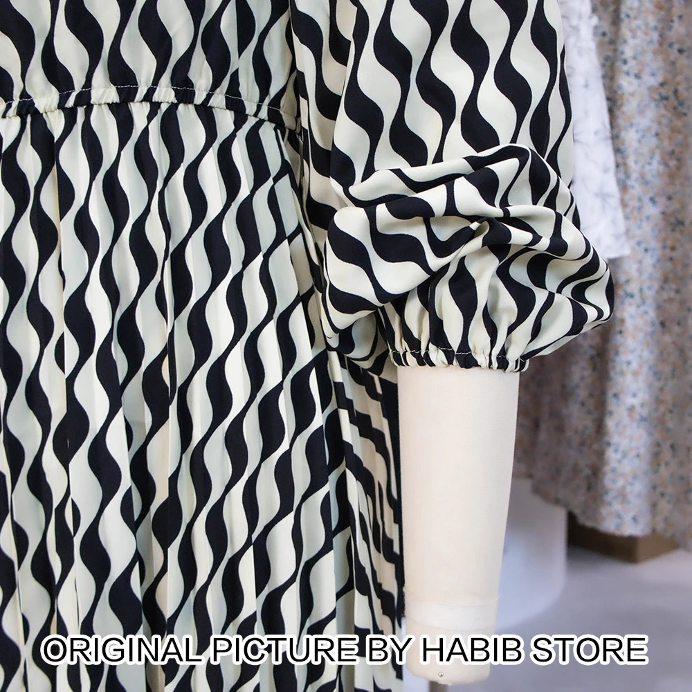 Ladies Vintage Boho Summer Dres Long Sleeve Casual Holiday Striped Midi Sundress Outfits Female Dress Dresses 250207