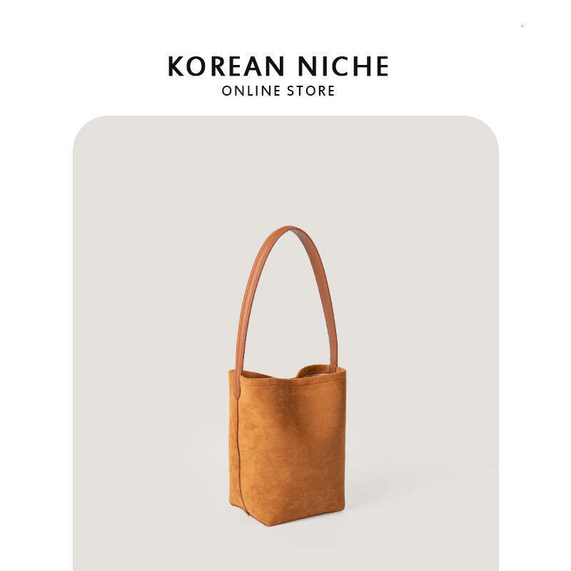 women tote bag handbag simple suede shoulder bag versatile mother and child bucket bag work bag Large Capacity Hobo Bags Soft Vegan Casual Shoulder Ha