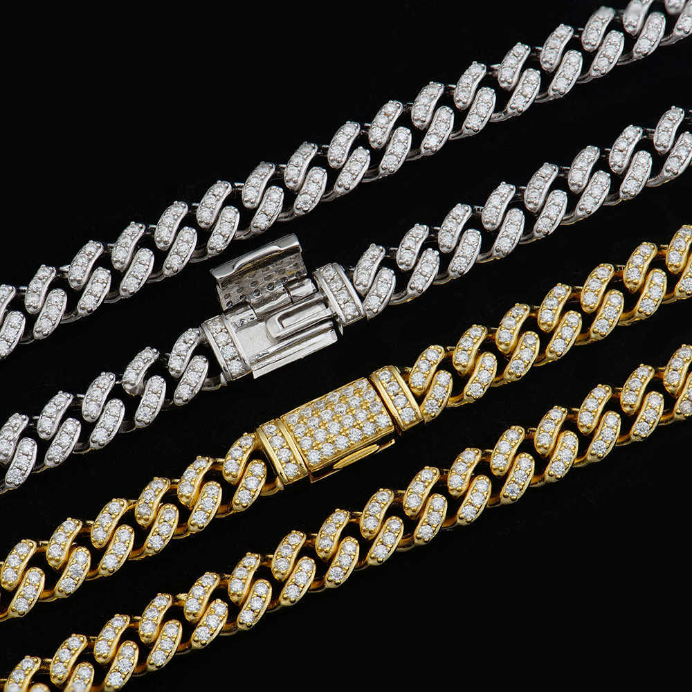 Moissanite Cuban bracelet a fashion accessoriesMust-have accessory for fashionistas/Rap hiphop/Rock style