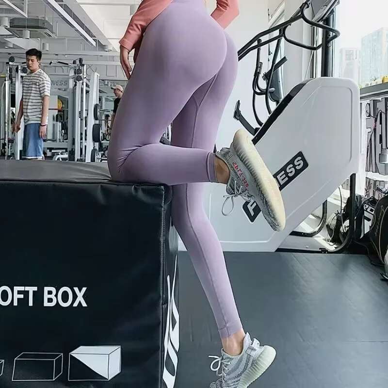 Outdoor Sex Zipper Fiess Sexy Women Invisible Open Crotch Pants Peach Yoga High Waist Quick-Drying Leggings