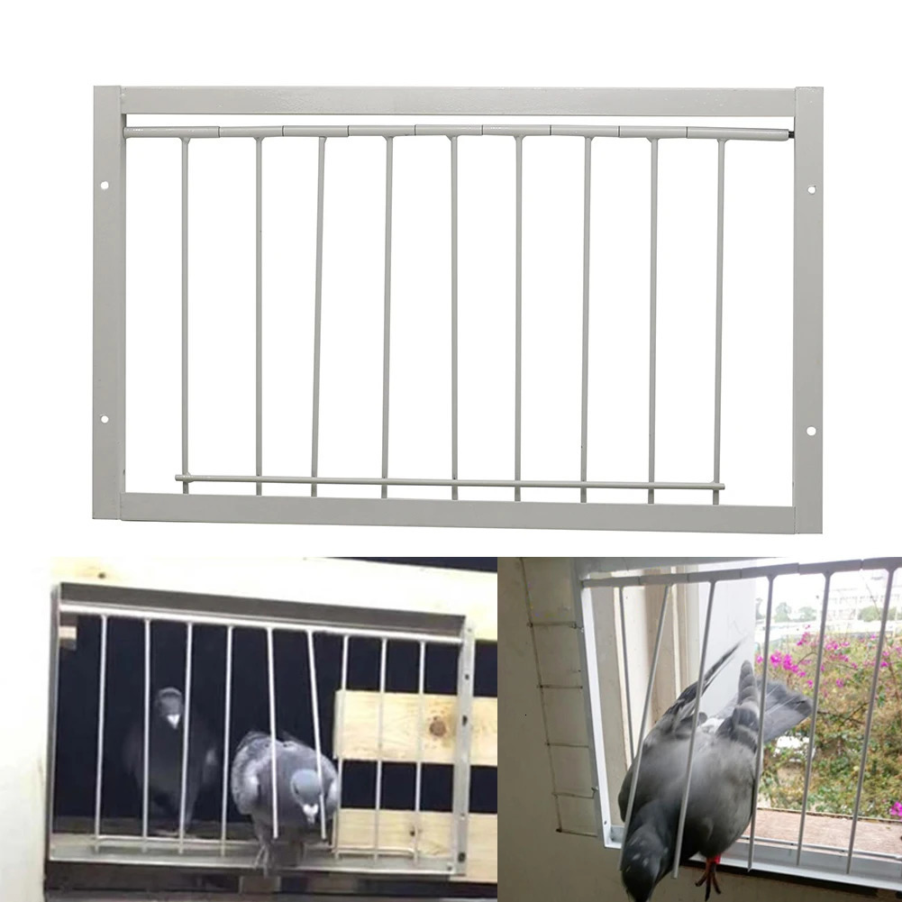 1 Pc Stainless Steel Dovecot Trap Door Door Wire Frame Entrance Loft Supplies Racing Bird Catching Cage Nest Door Curtain 250207