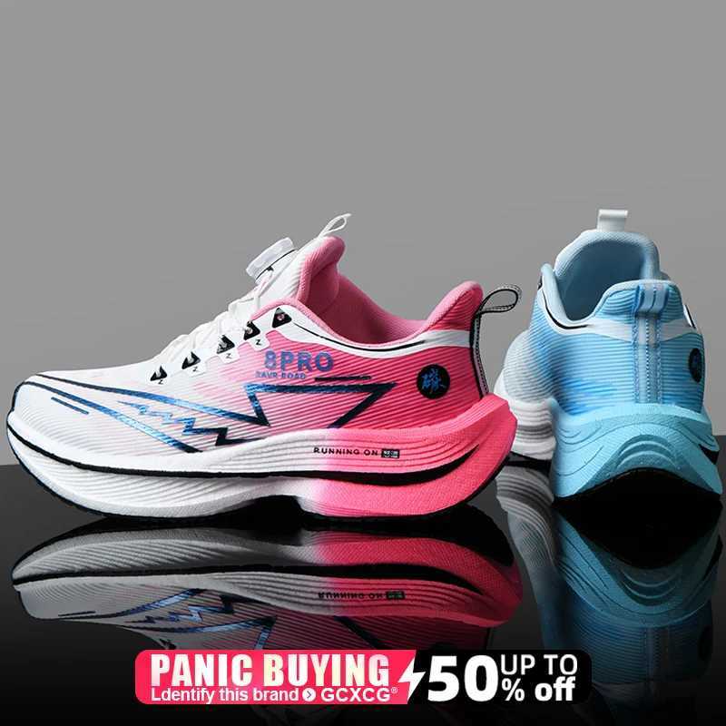 Running Shoes Speciality Carbon Board Marathon Men Sports Breathable Lightweight Wens Cfortable Athletic Nonskid Sneakers Z250412