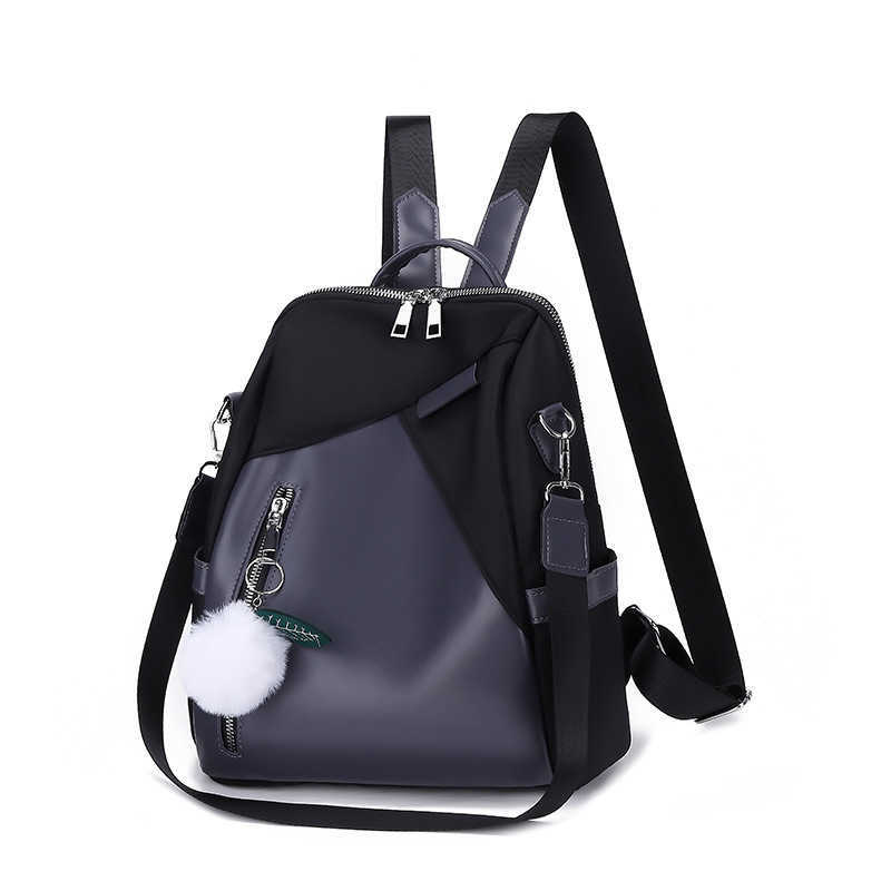 Womens shoulder bag new Korean version crossbody womens bag Oxford cloth large capacity casual shoulder bag womens bag