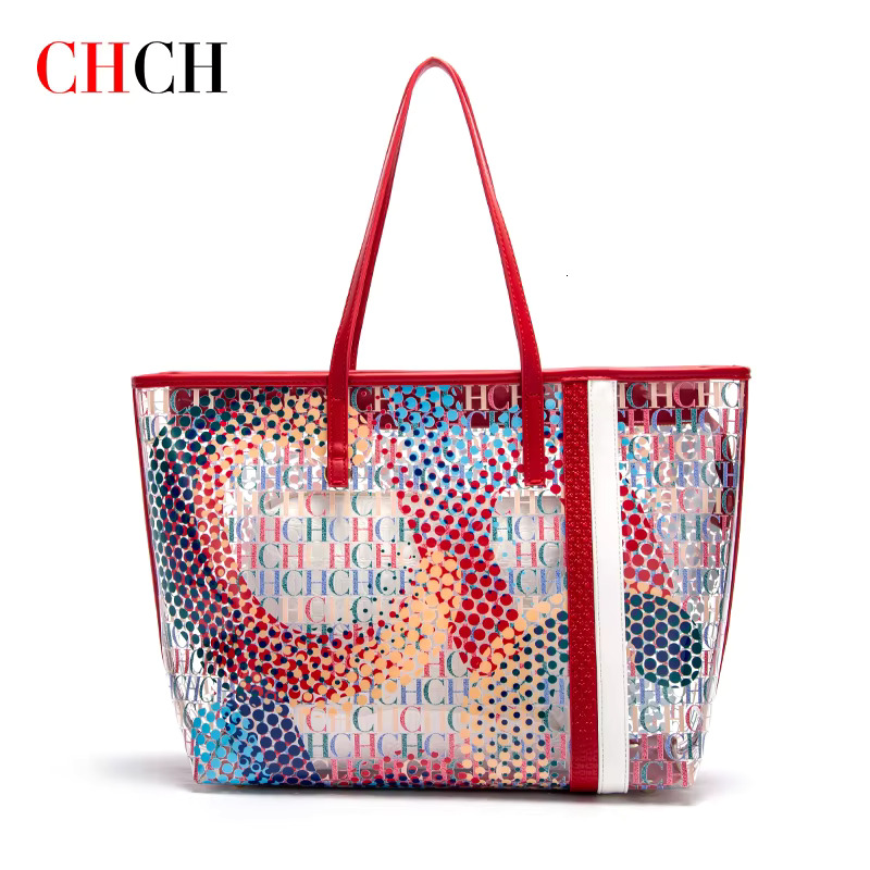 Exquisite Craftsmanship Large Capacity Double Layer Seasonal New Colorful Outer Bag CHCH Fashion Women's Handbag