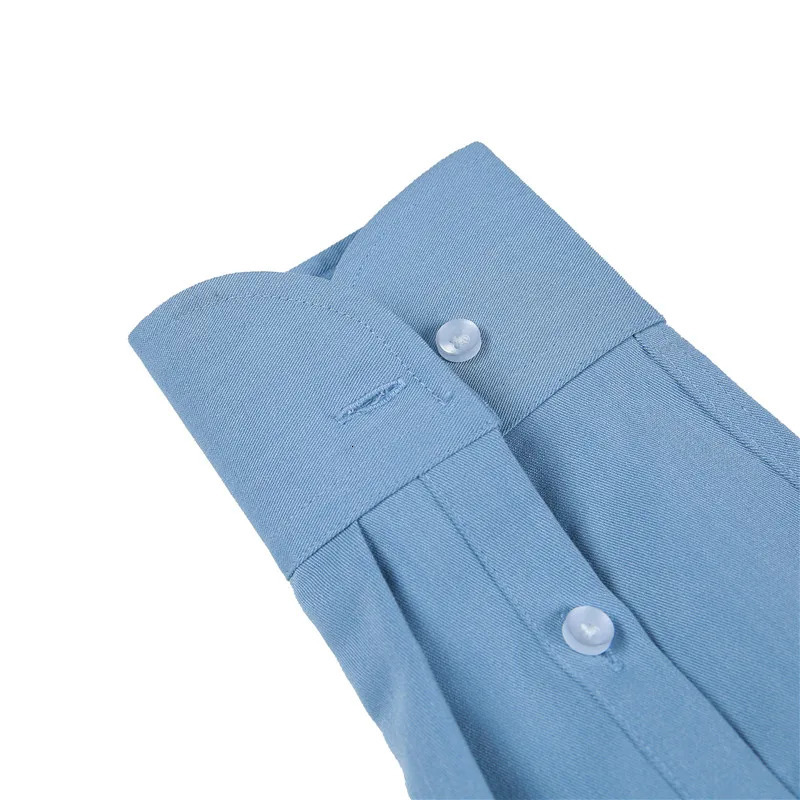 Mens Italian Collar Shirt -free Casual Fashionable Slim-fit with A Lapel ed Clothing Youth 250207