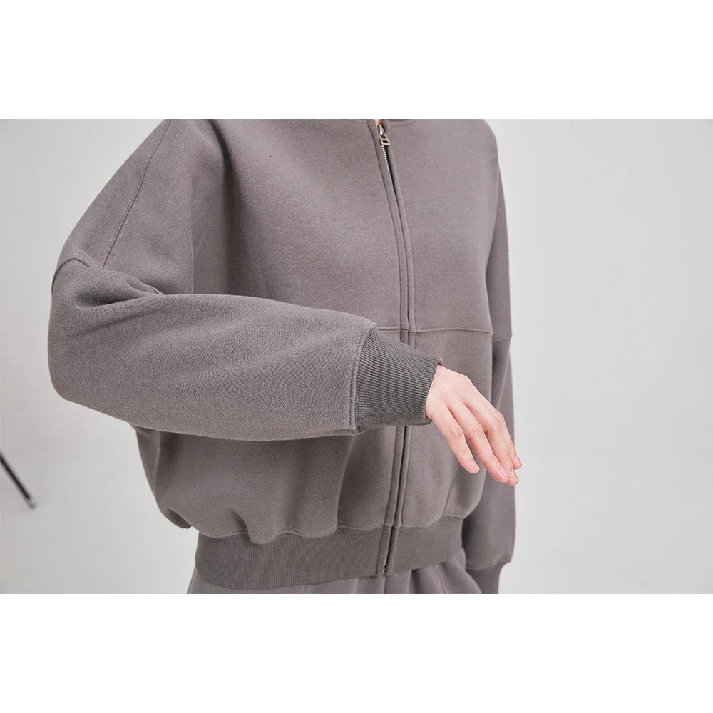 TRAF ZR Womens Zipper Cardigan And Baggy Pants Set Long Sleeve Sportswear Tracksuit Outfit for Fall Fashionable Casual Set 250207